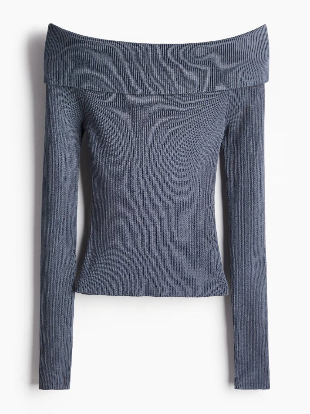 H&M - Rib-knit Off-the-shoulder Top - Picture 3 of 3